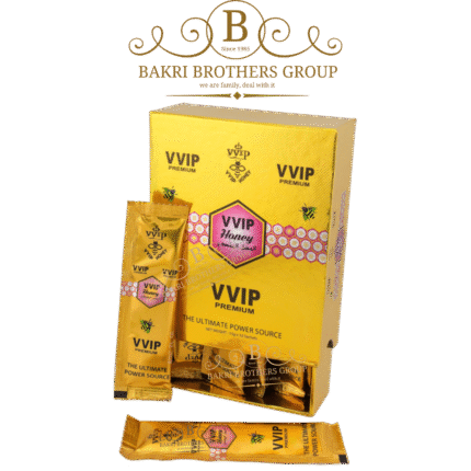 VVIP Honey Premium Male Enhancement Supplement | 12 Sachets (15g Each) | Case of 12 Boxes