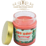 420 Odor Exterminator Candle – Flower Power Scent | Natural Plant Wax | Pack of 6