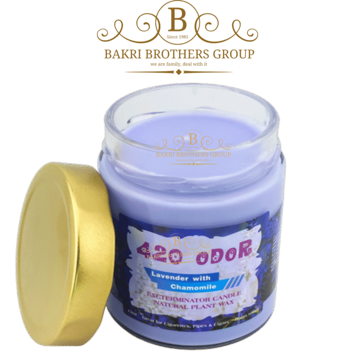 420 Odor Exterminator Candle – Lavender with Chamomile | Natural Plant Wax | Pack of 6 - Image 1