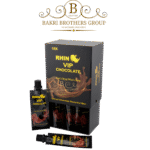 Rhino VIP Chocolate Sauce for Men, (10 Sachets, 15g Each), Case of 12 Boxes