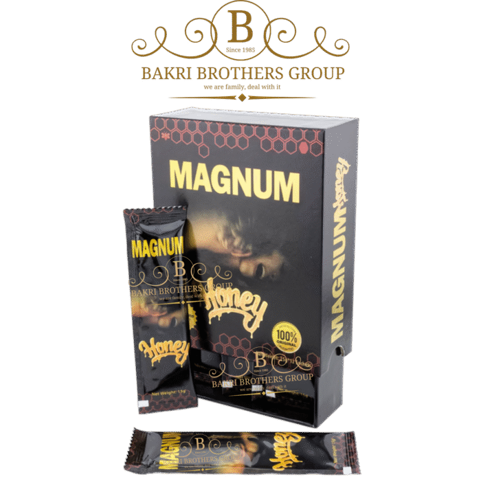Magnum 100% Original Extract, Premium Energy Honey (12 Sachets x 15g Each) | Minimum Case of 12 Boxes - Image 1