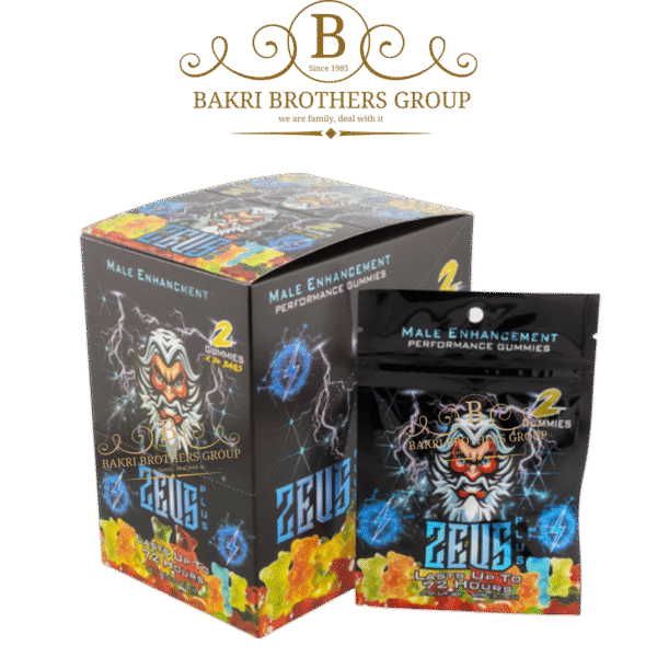 Zeus Plus Male Enhancement Performance Gummies | 24 Bags (2 Servings Per Bag)