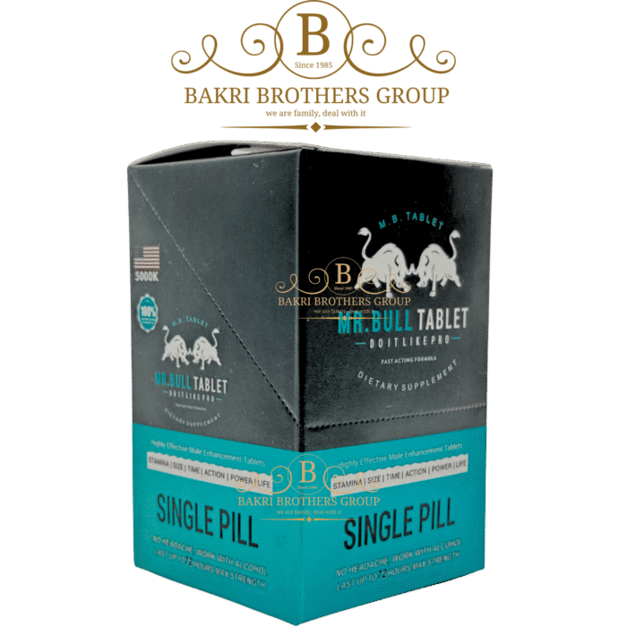 Mr. Bull Tablet 5000K - Single Pill Male Enhancement Supplement | Box of 24 Pills - Image 2