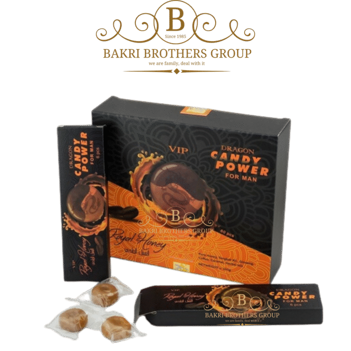Dragon Candy Power for Men | VIP Royal Honey | Box of 60 Pieces | Case of 12 Boxes - Image 1