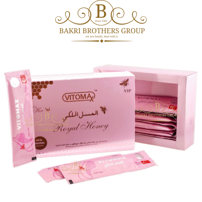 Vitomax Royal Honey For Her (12 Sachets x 15g Each) | Minimum Case of 12 Boxes - Image 1