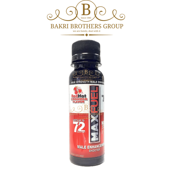 Max Fuel Male Enhancement Shot – Red Hot Cinnamon Flavor | Lasts Up to 72 Hours - Image 1