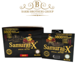Samurai X New Black 3800 Male Enhancement Supplement | Box of 24 Capsules