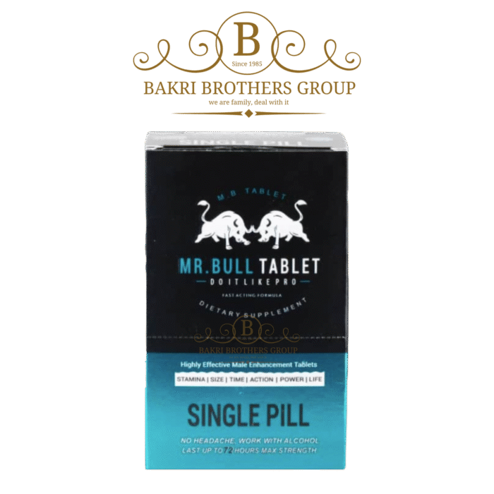 Mr. Bull Tablet 5000K - Single Pill Male Enhancement Supplement | Box of 24 Pills - Image 1