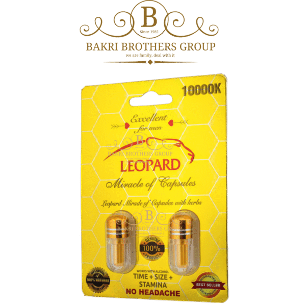 Leopard 10000K Male Enhancement Supplement | Box of 48 Capsules
