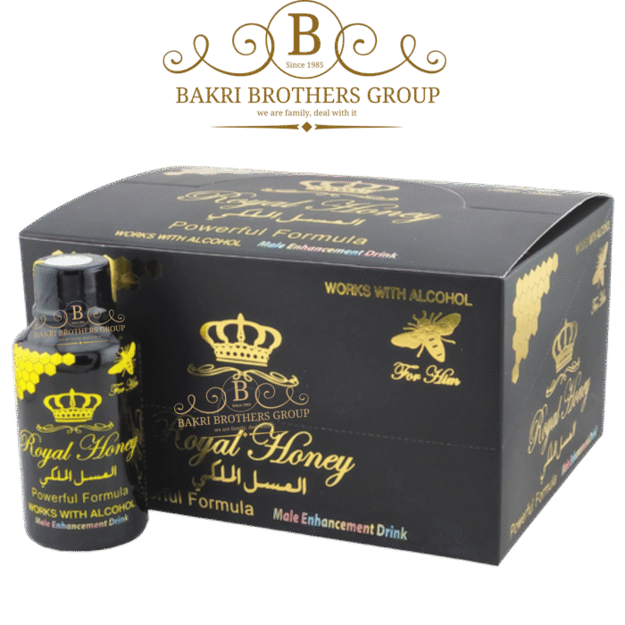 Royal Honey Male Enhancement Drink, Powerful Formula | Box of 12 Bottles, 2oz Each - Image 1