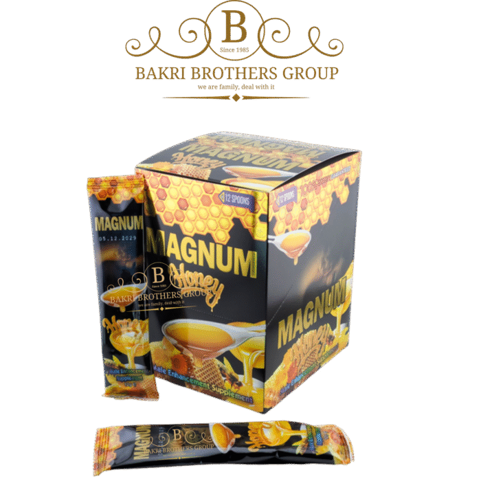 Magnum Honey for Men,12 Spoons (12g Each) | Minimum Case of 12 Displays - Image 1