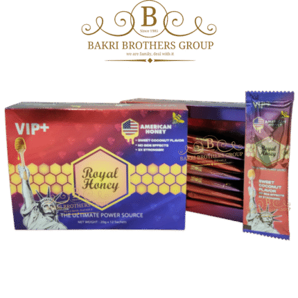 Original American V.I.P PIus Honey, Sweet Coconut | 12 Sachets x 20g Each | Case of 12 Boxes