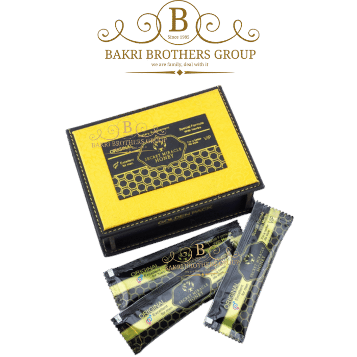 Secret Miracle Black Leather Honey | 12 Sachets x 15g each | Minimum Case of 12 Boxes - Image 1