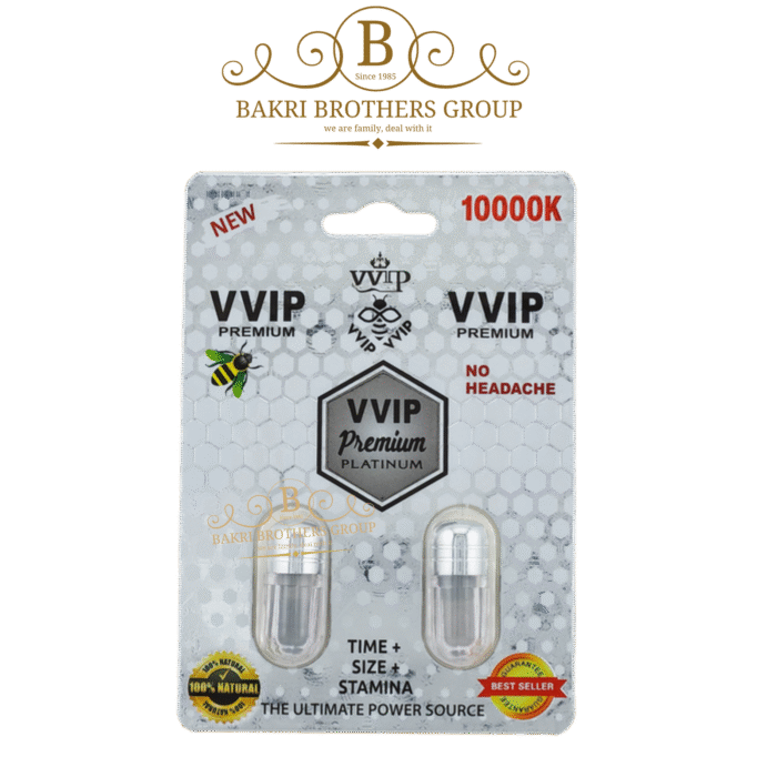 VVIP Premium 10000K Male Enhancement Capsules | Box of 48 Capsules - Image 1