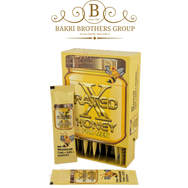 Rated X Honey | Male Enhancement Supplement | 12 Sachets (15g each) | Case of 12 Boxes