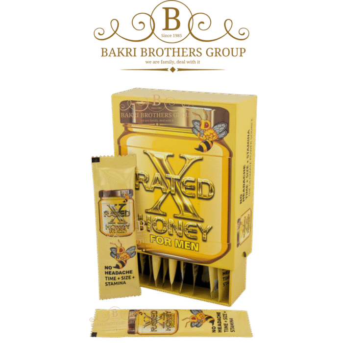 Rated X Honey | Male Enhancement Supplement | 12 Sachets (15g each) | Minimum Case of 12 Boxes - Image 1