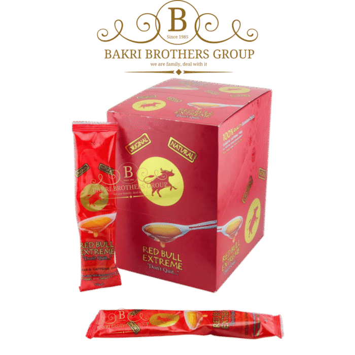 Red Bull Extreme Spoons Honey "Don't Quit" | 12 Sachets x 12g each | Minimum Case of 12 Boxes - Image 1