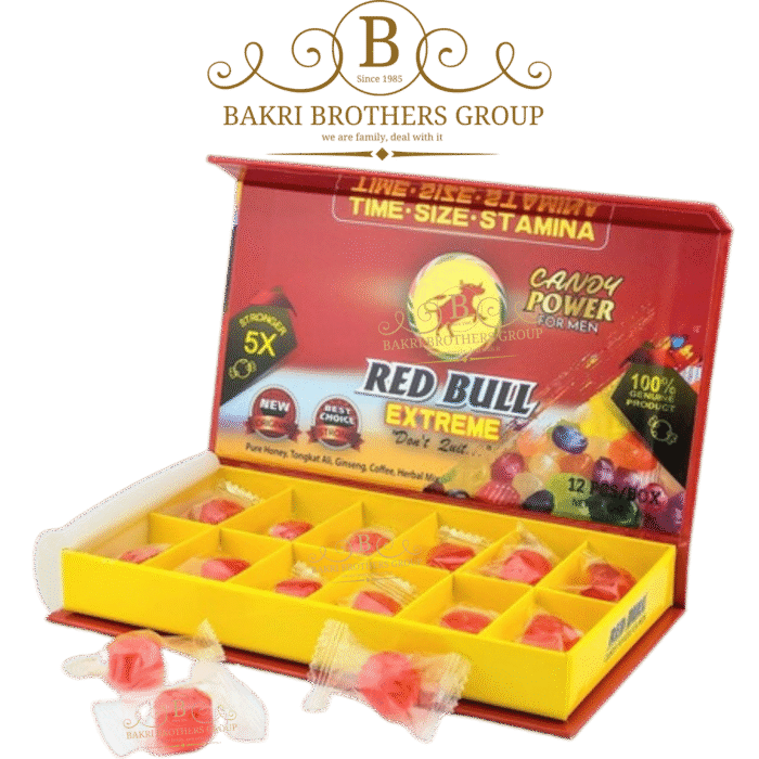 Red Bull Candy Power For Him | Box of 12 Pieces | Case of 12 Boxes - Image 1