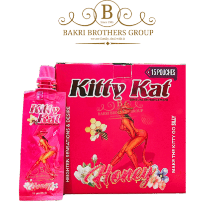 Kitty Kat Honey For Her "Make the Kitty Go Silly" | 15 Pouches x 20g Each | Case of 12 Displays