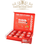 Rhino Choco VIP Strawberry Flavor Male Enhancement Chocolate | 12 Pieces x 10g Each | Case of 12 Boxes