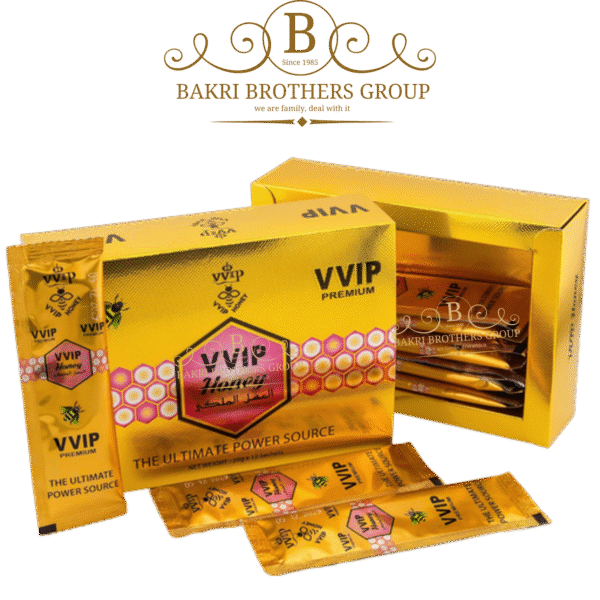 VVIP Honey Premium Male Enhancement Supplement |12 Sachets (20g Each) | Case of 12 Boxes