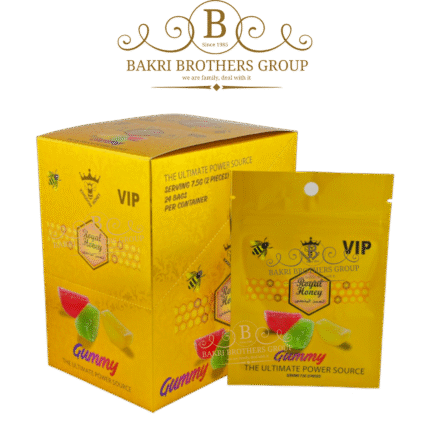 Royal Honey VIP Gummy Male Enhancement Supplement | 24 Bags per Box (2 Servings Per Bag)