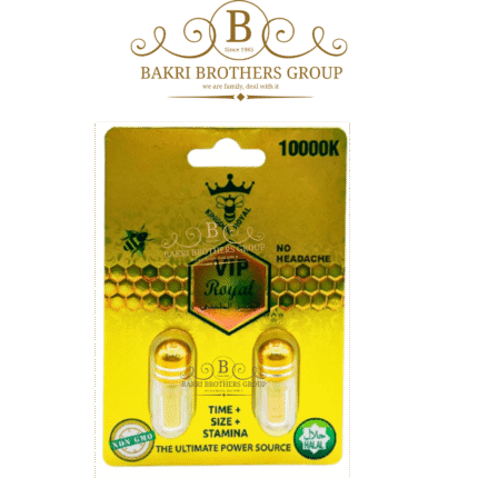 VIP Royal 10000K Male Enhancement Capsules | Box of 48 Capsules