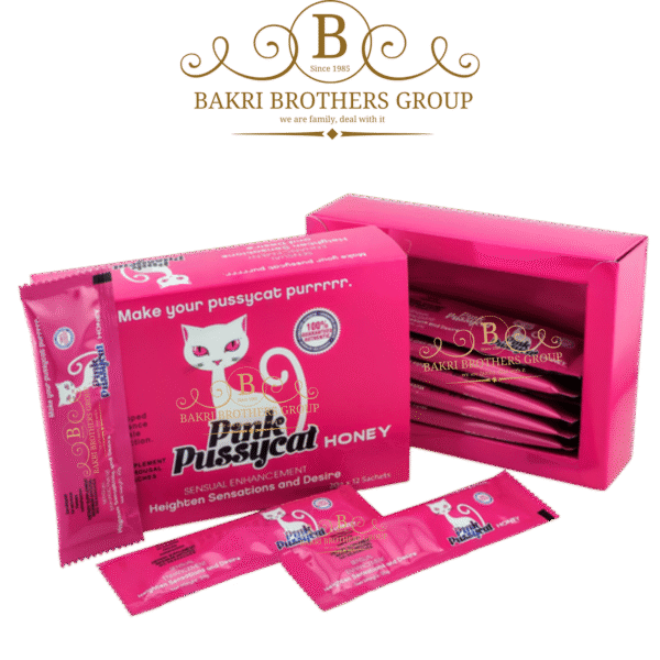 Pink Pussycat Honey Sensual Enhancement |12 Sachets (20g Each) | Case of 12 Boxes