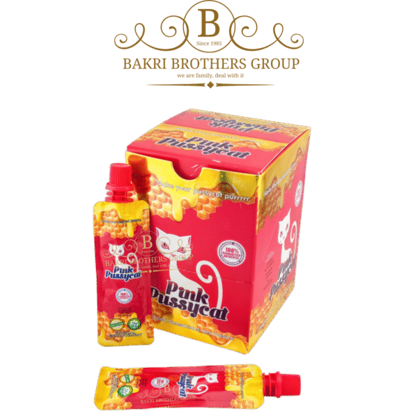 Pink Pussycat Honey Sensual Enhancement | 12 Pouches x 22g each | Case of 12 Displays