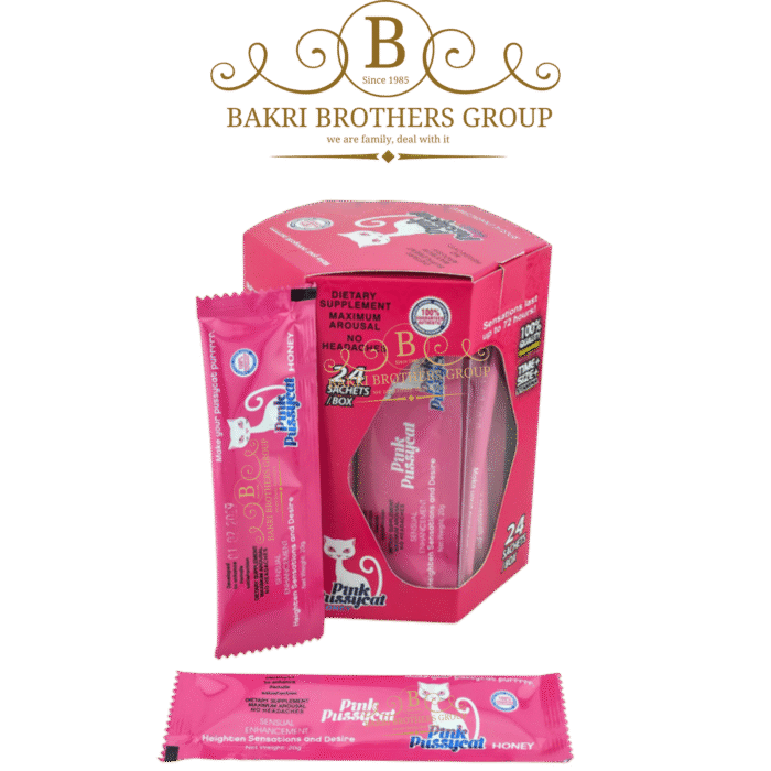 Pink Pussycat Honey Sensual Enhancement | 24 Sachets (20g each) | Minimum Case of 12 Boxes - Image 1