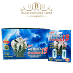 Rhino 13 51000K Male Enhancement | Fast Acting & Long Lasting | Works with Alcohol | Box of 48 Capsules