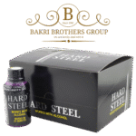 Hard Steel Liquid Shots (Full Box) | Box of 12 Bottles, 2oz Each