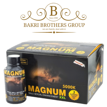 Magnum 5000K XXL Male Enhancement Shots (Full Box) | Box of 12 Bottles, 2oz Each