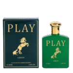 Play Green Eau de Toilette for Men – 100ml (3.4 fl. oz) – Case of 12