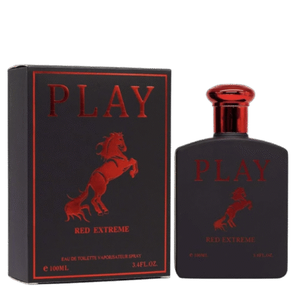 PLAY Red Extreme Eau de Toilette – 100ml (3.4 fl. oz) – Case of 24