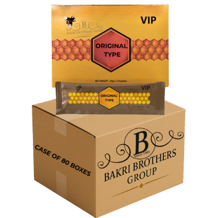 VIP Original Type Honey – 12 Sachets per Box | Case of 80 Boxes | Perfect for Gas Stations, Smoke Shops, and Wholesale Distribution