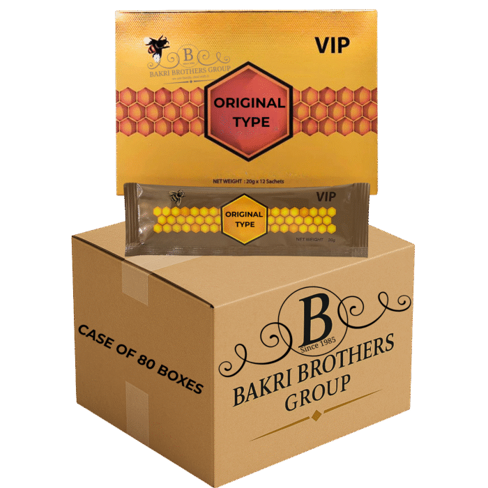 VIP Original Type Honey – 12 Sachets per Box | Case of 80 Boxes | Perfect for Gas Stations, Smoke Shops, and Wholesale Distribution - Image 1