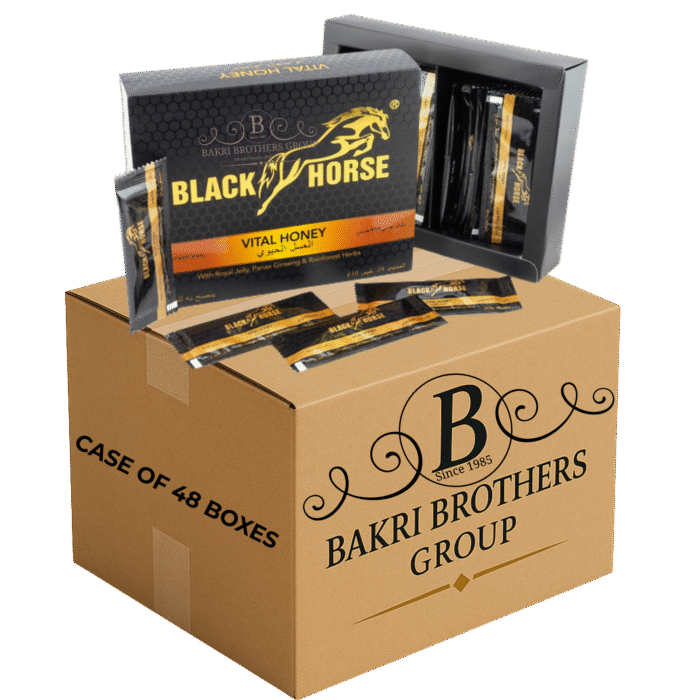 Black Horse Vital Honey – 10g x 24 Sachets | Case of 40 Boxes Perfect for Gas Stations, Smoke Shops, and Wholesale Distribution - Image 1