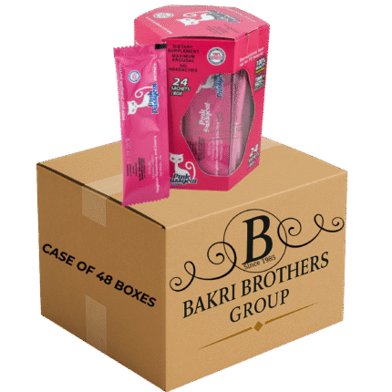 Pink Pussycat Honey – Hexagon Box (24 Sachets) | Case of 48 Boxes Perfect for Gas Stations, Smoke Shops, and Wholesale Distribution