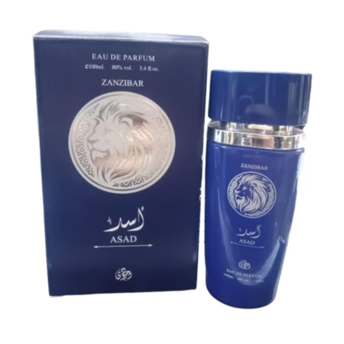 ASAD Zanzibar Eau de Parfum – 100ml (3.4 fl. oz) – Case of 24 - Image 1