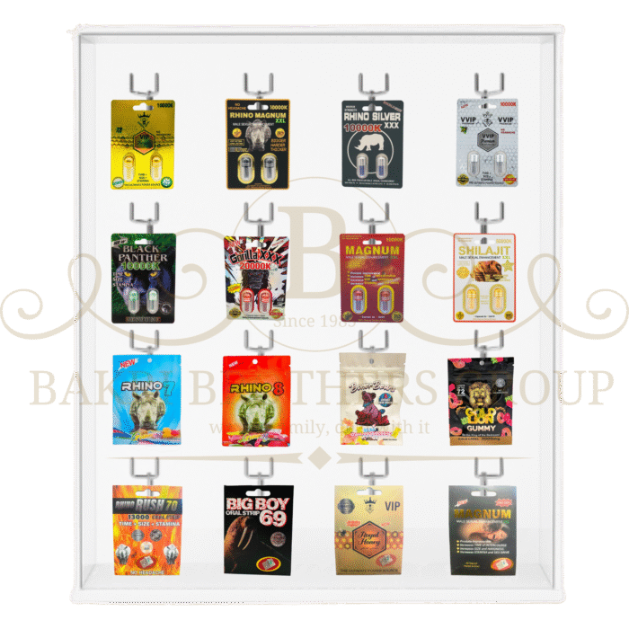 Mixed Display | Capsules, Gummies & Strips | 16 Hooks Assorted Products | Great for Gas Stations, C-Stores & Smoke Shops - Image 3