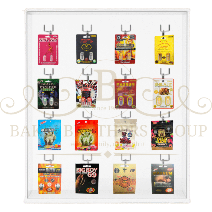 Mixed Display | Capsules, Gummies & Strips | 16 Hooks Assorted Products | Great for Gas Stations, C-Stores & Smoke Shops - Image 5