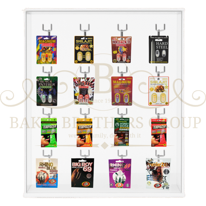 Mixed Display | Capsules, Gummies & Strips | 16 Hooks Assorted Products | Great for Gas Stations, C-Stores & Smoke Shops - Image 4