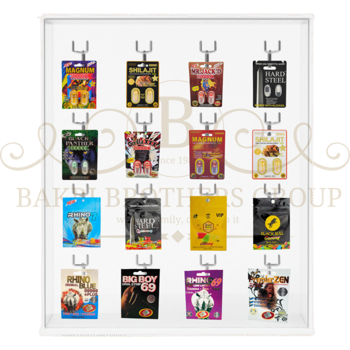 Mixed Display | Capsules, Gummies & Strips | 16 Hooks Assorted Products | Great for Gas Stations, C-Stores & Smoke Shops - Image 8