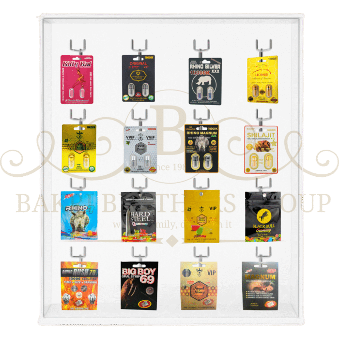 Mixed Display | Capsules, Gummies & Strips | 16 Hooks Assorted Products | Great for Gas Stations, C-Stores & Smoke Shops - Image 7