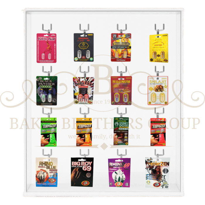 Mixed Display | Capsules, Gummies & Strips | 16 Hooks Assorted Products | Great for Gas Stations, C-Stores & Smoke Shops - Image 2