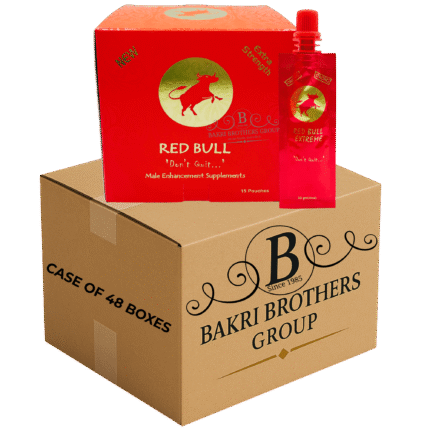 RED BULL 15 DISPLAY – CASE OF 48 BOXES  Extra Strength Male Enhancement – Ideal for Gas Stations, C-Stores & Smoke Shops