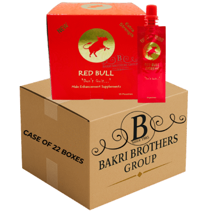 RED BULL 15 DISPLAY – CASE OF 22 BOXES  Extra Strength Male Enhancement – Ideal for Gas Stations, C-Stores & Smoke Shops