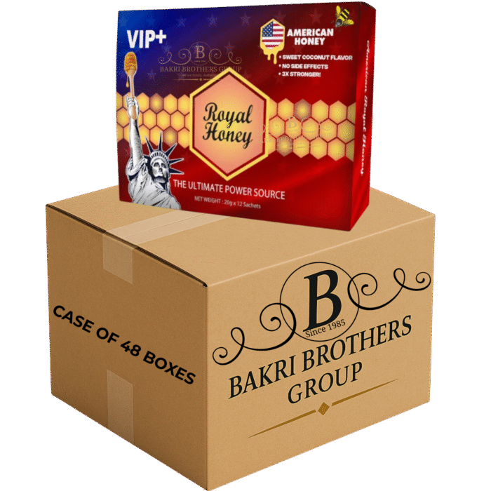 American Royal Type Honey – 12 Sachets per Box | Case of 48 Boxes Perfect for Gas Stations, Smoke Shops, and Wholesale Distribution - Image 1