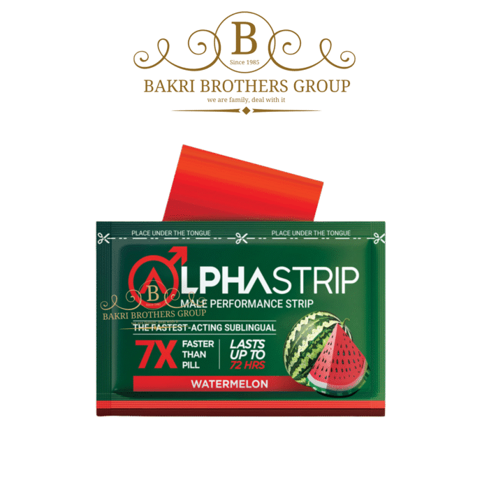 AlphaStrip – Watermelon Flavor | Box of 24 Strips (Fast-Acting Sublingual) - Image 1